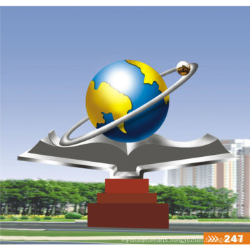 Modern Large Arts Abstract Stainless steel Sculpture for Outdoor decoration